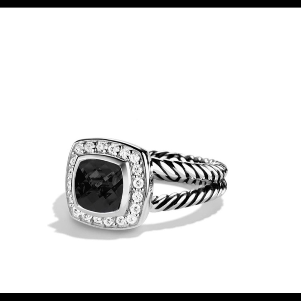 Black and silver David Yurman Ring